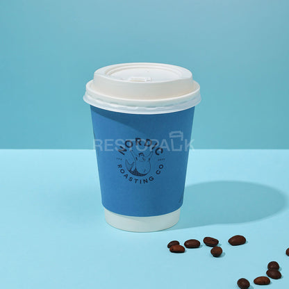 Custom 12 oz Double Wall Paper Coffee Cups