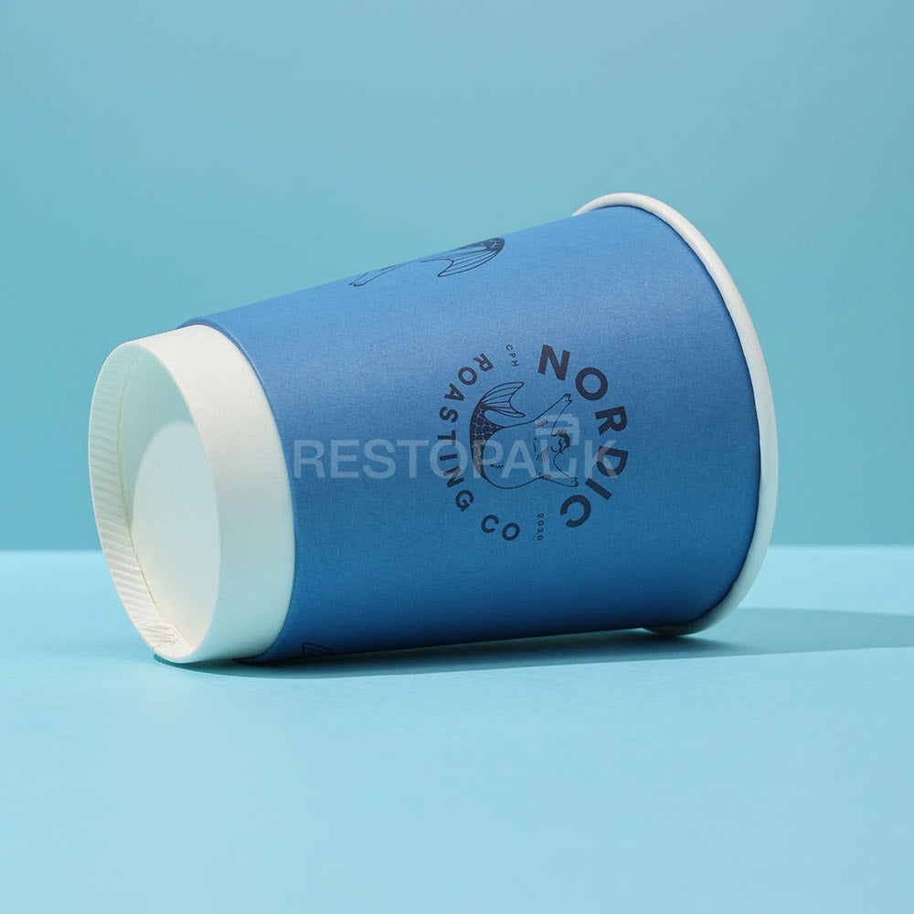 Custom 12 oz Double Wall Paper Coffee Cups