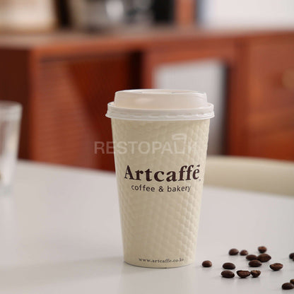 Custom 16 oz Embossed Single Wall Coffee Cups