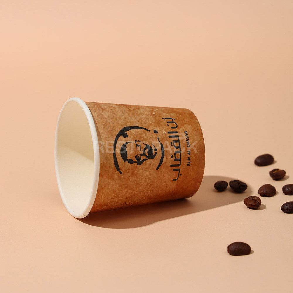 Custom 4 oz Single Wall Paper Coffee Cups