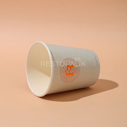 Custom 8 oz Double Wall Gold Foil Stamped Coffee Cups