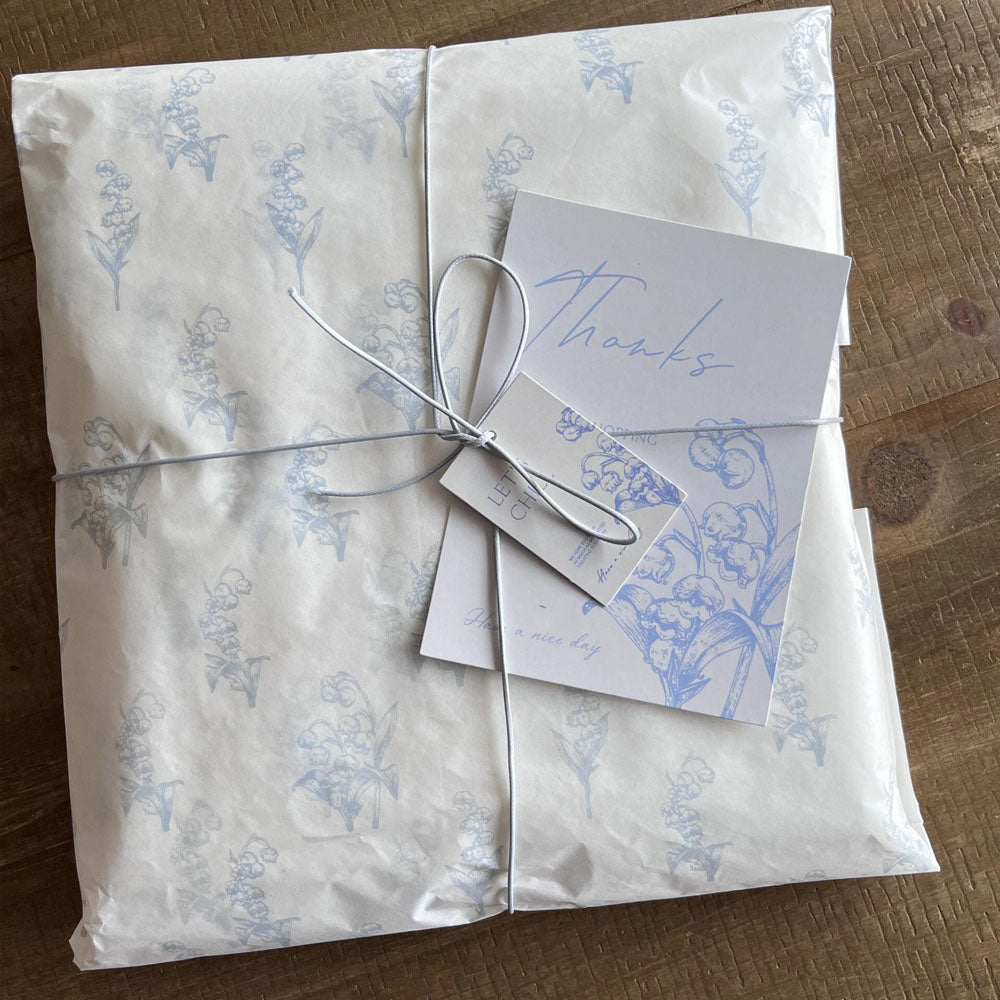 Custom Coated Paper Square Corner Label Cards