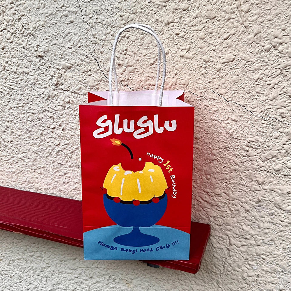 Custom Twisted Handle Kraft Take-Out Bags