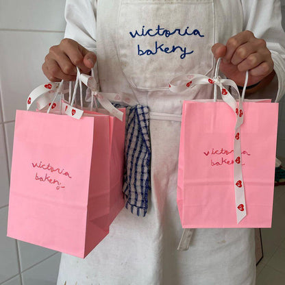 Custom Twisted Handle Kraft Take-Out Bags