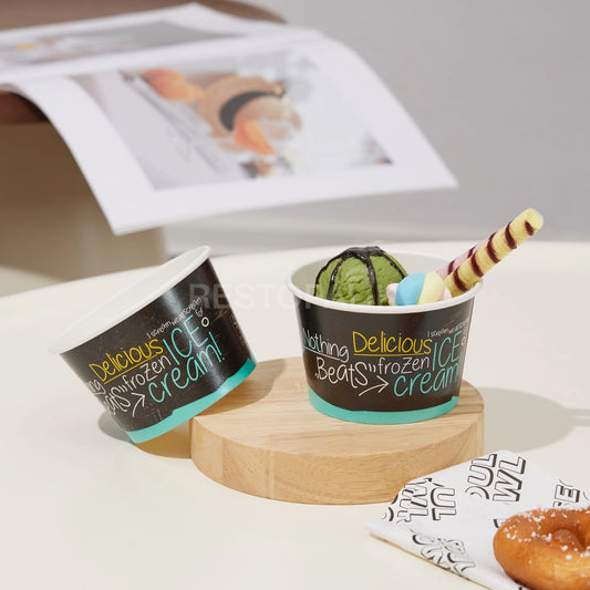 Custom 6.8 oz Ice Cream Cups