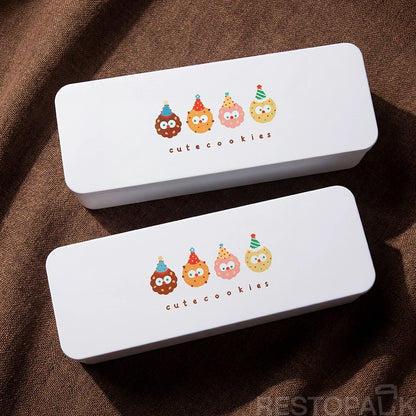 Cookie Tin Box with Lid for Bakery Gift Packaging