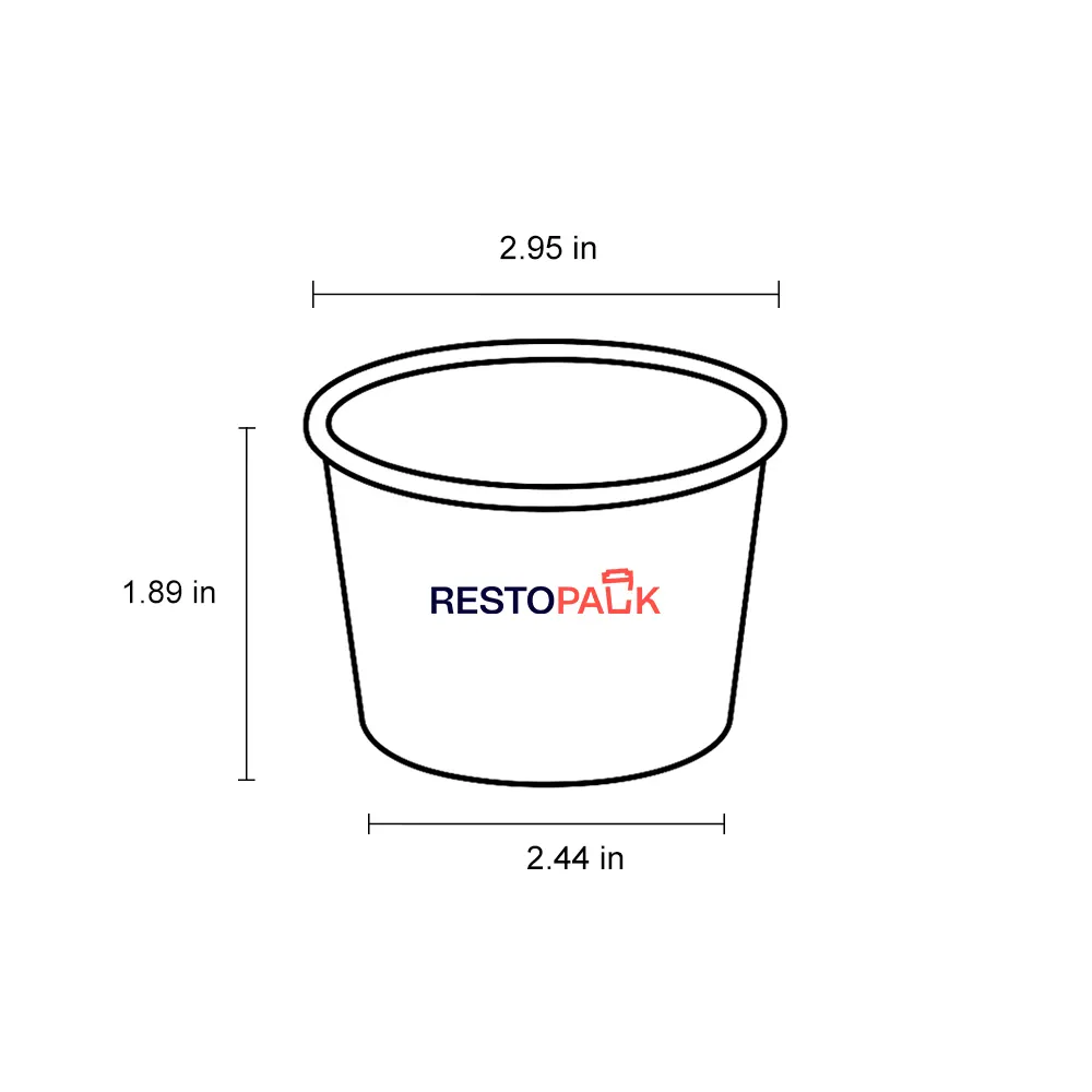 Custom 3.4 oz Ice Cream Cups