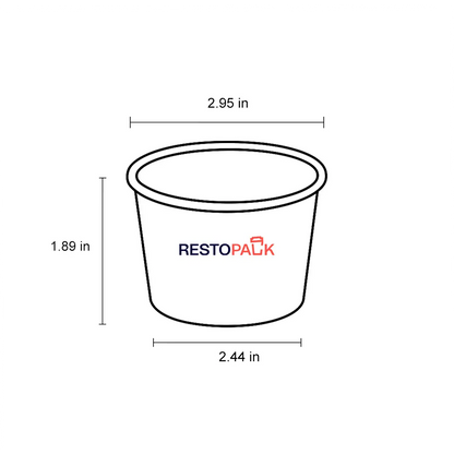 Custom 3.4 oz Ice Cream Cups