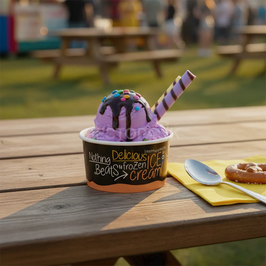 Custom 5.1 oz Ice Cream Cups