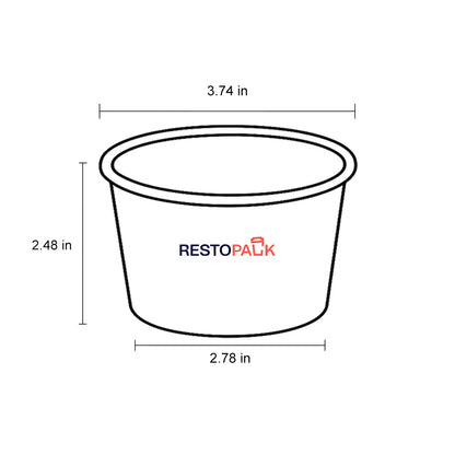 Custom 6.8 oz Ice Cream Cups