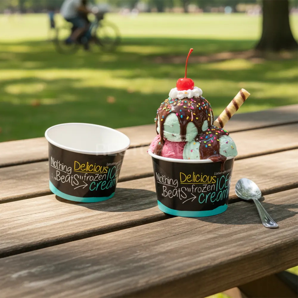 Custom 6.8 oz Ice Cream Cups