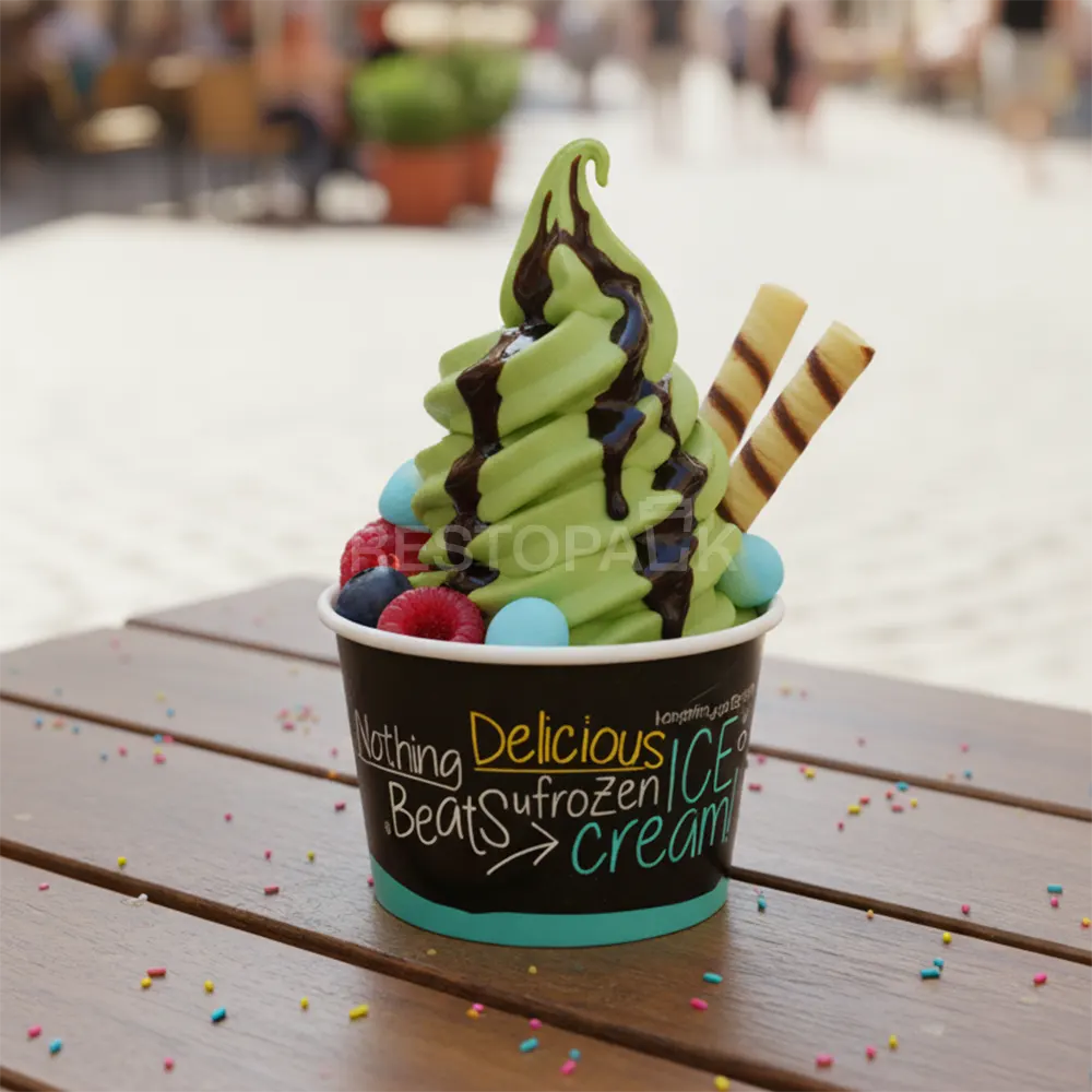 Custom 6.8 oz Ice Cream Cups