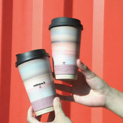 Custom Gradient Double Layer Paper Cup