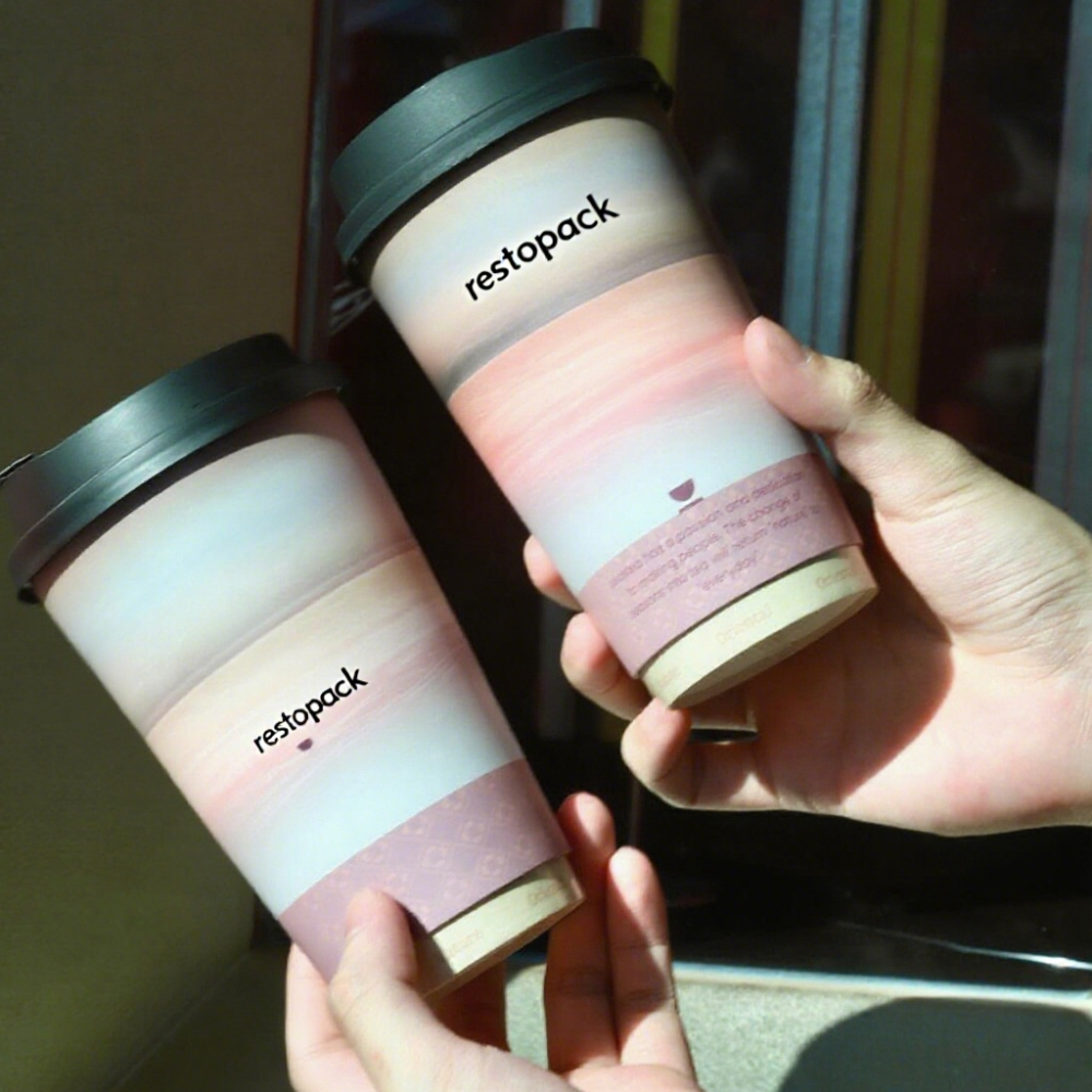 Custom Gradient Double Layer Paper Cup