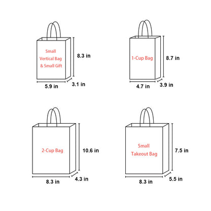 Custom Twisted Handle Kraft Take-Out Bags