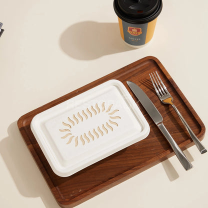 Eco Pulp Takeaway Box with Crisp Retention Design