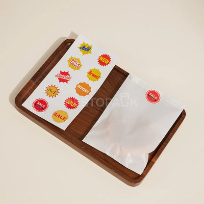 Explosion Style Price Stickers - 50/Pack