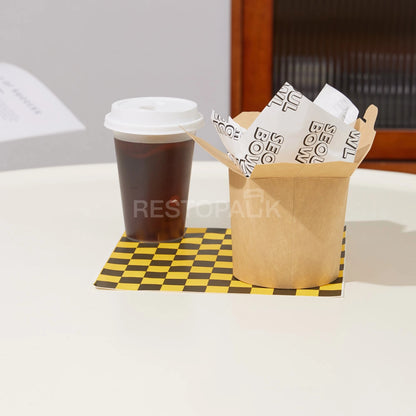 Custom Printed Kraft French Fries Packaging Box