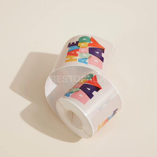 Have a Good Day Rectangle Seal Sticker Roll - 200/Roll