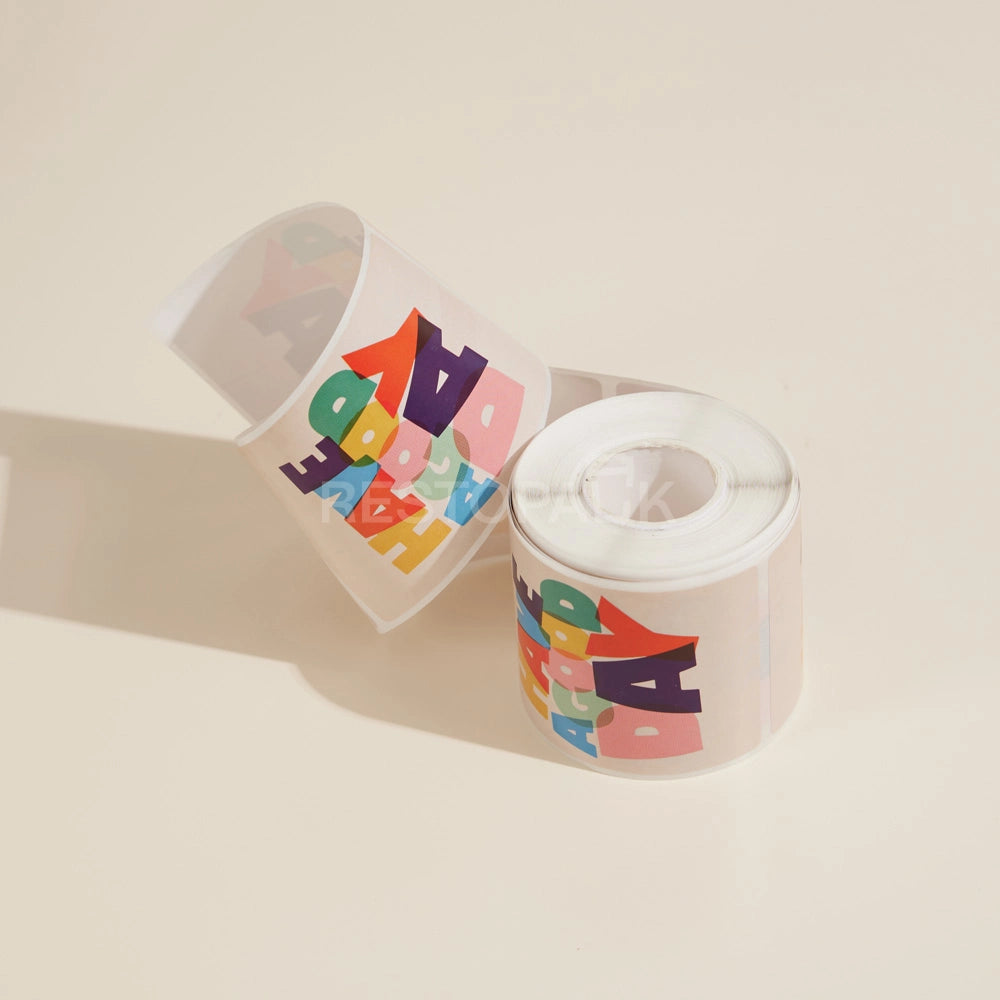 Have a Good Day Rectangle Seal Sticker Roll - 200/Roll