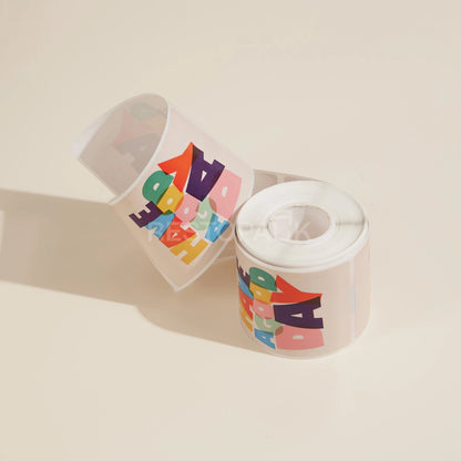 Have a Good Day Rectangle Seal Sticker Roll - 200/Roll