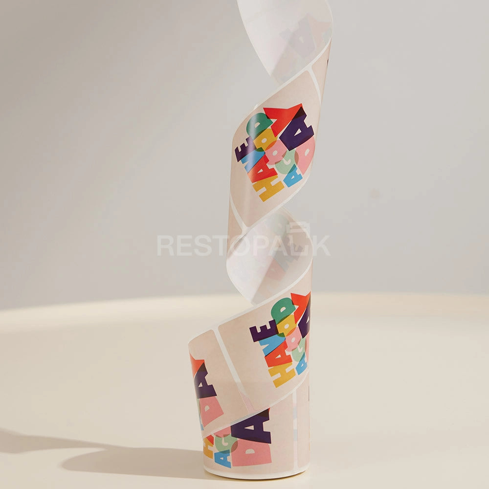 Have a Good Day Rectangle Seal Sticker Roll - 200/Roll