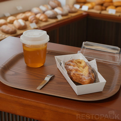 Medium Rectangular Cake Bakery Box with Clear PET Lid