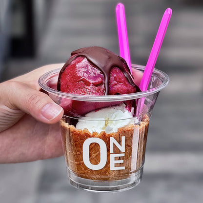 Custom Printed Ice Cream Cups with Lids