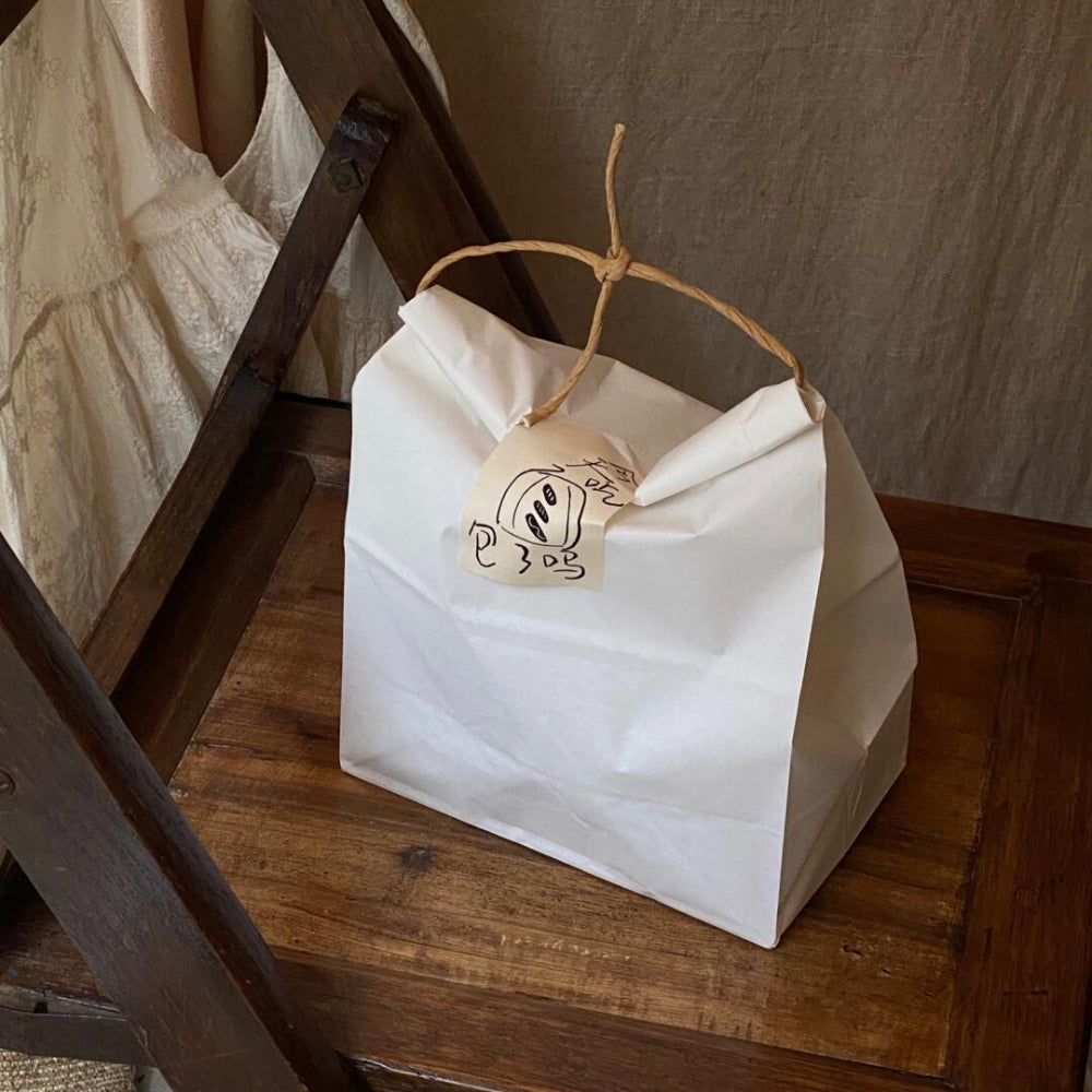Kraft Paper Bag with Handle – Eco-Friendly Shopping & Take-Out Bag