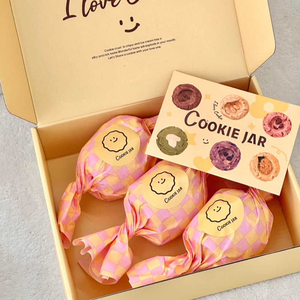 Custom Yellow Cookie Mailer Box