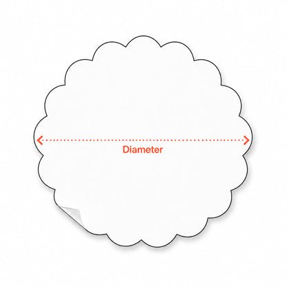 Grease-resistant flower-shaped food liner
