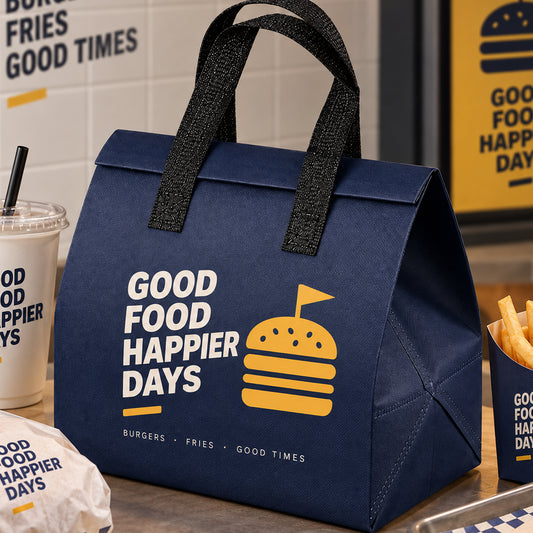 Custom Printed Insulated Food Delivery Bags