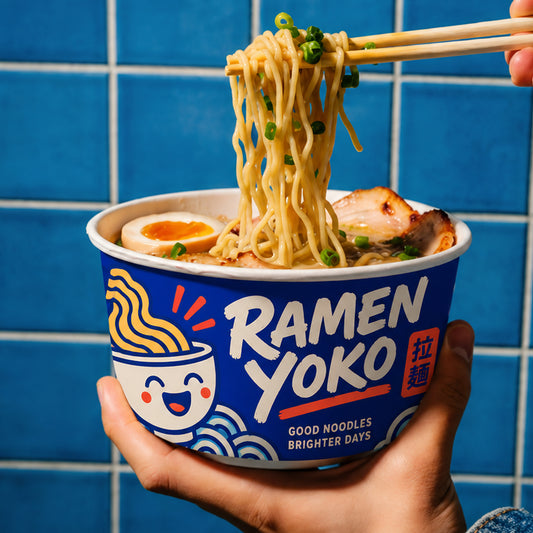 Custom Printed Paper Bowls for Takeout