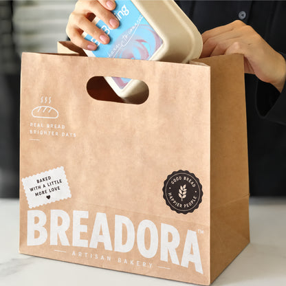 Custom Kraft Die-Cut Handle Paper Bags