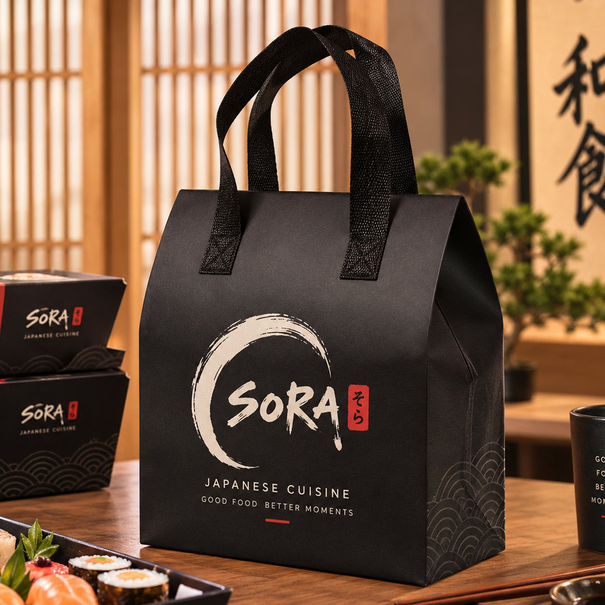 Custom Printed Insulated Food Delivery Bags