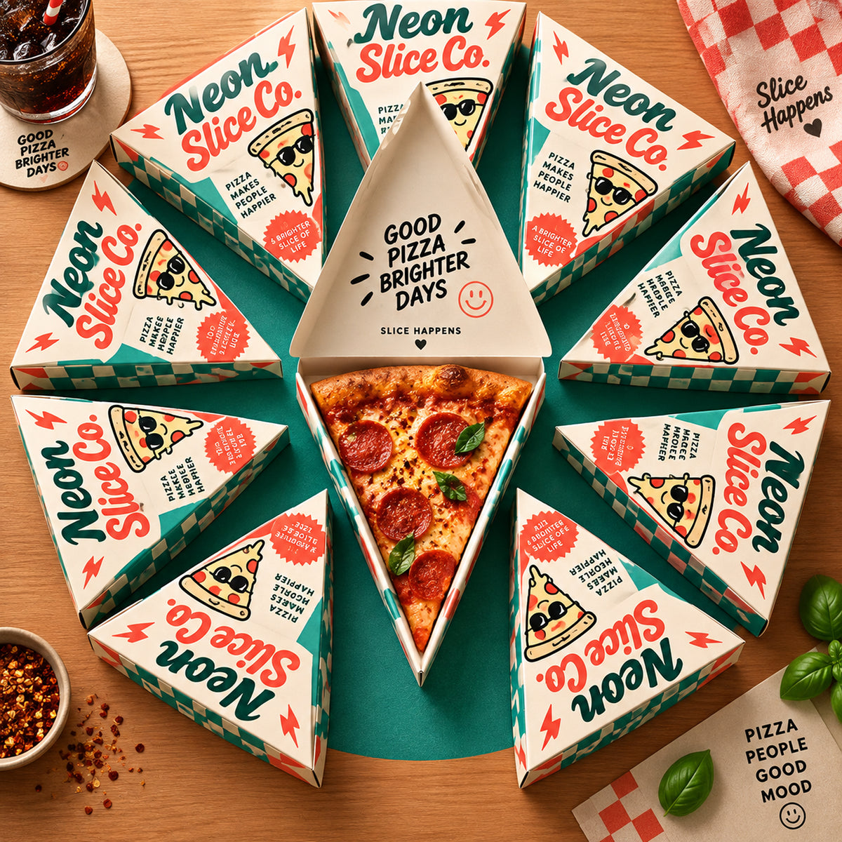 Custom Slice Pizza Boxes