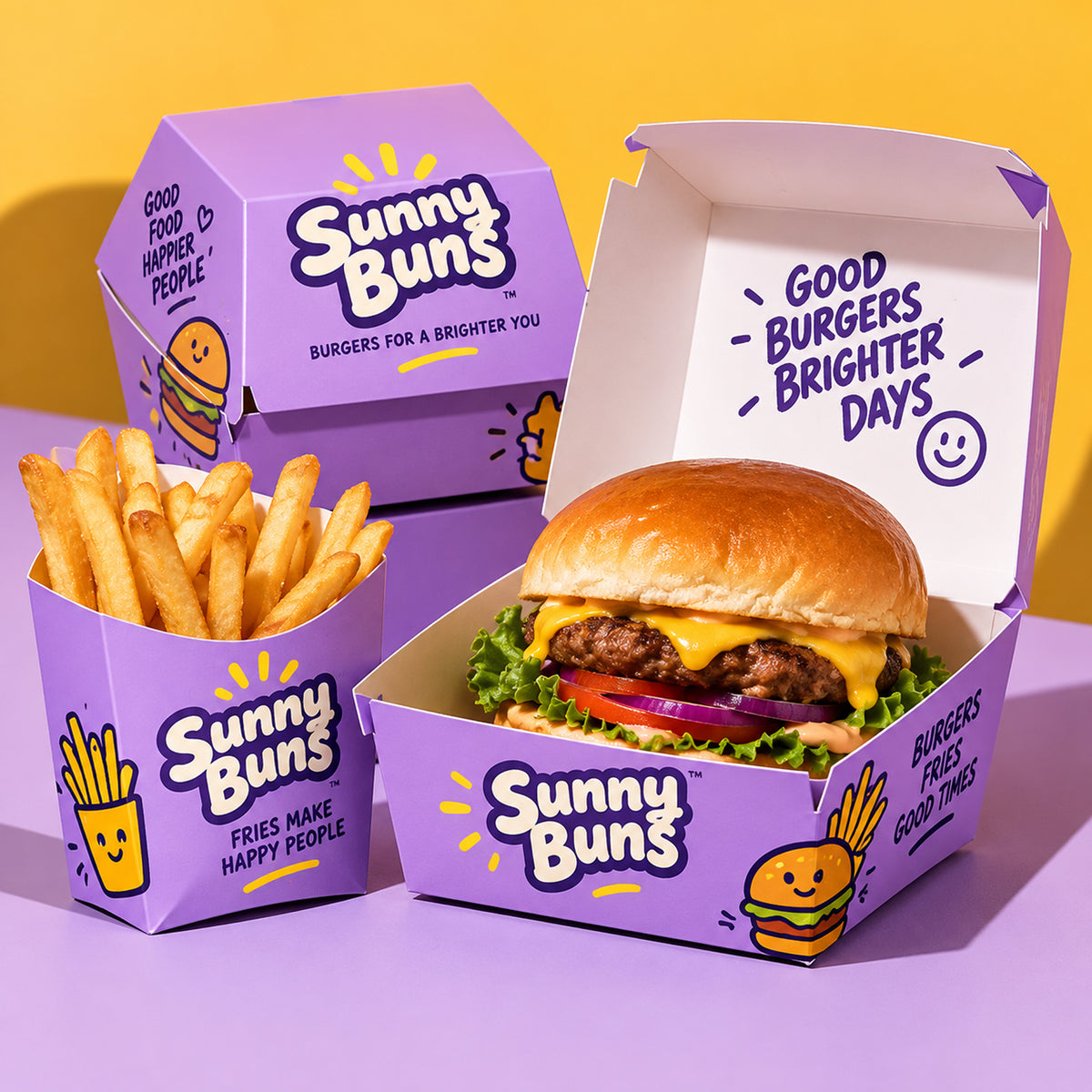 Custom Branded Burger Takeout Boxes