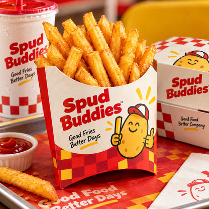 Custom French Fry Boxes