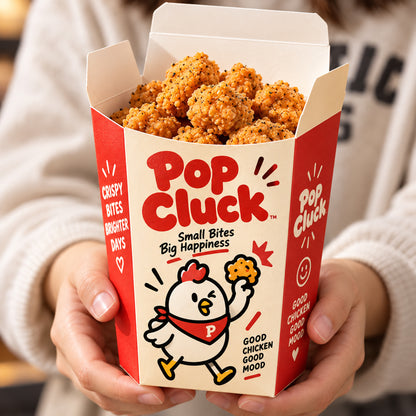 Custom Chicken Popcorn Boxes