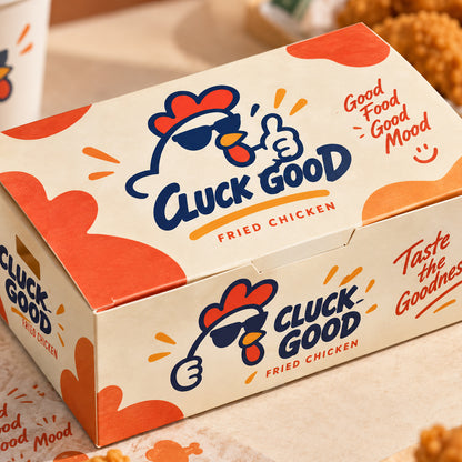 Custom Printed Fried Chicken Boxes
