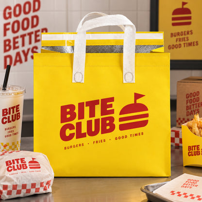 Custom Printed Insulated Food Delivery Bags