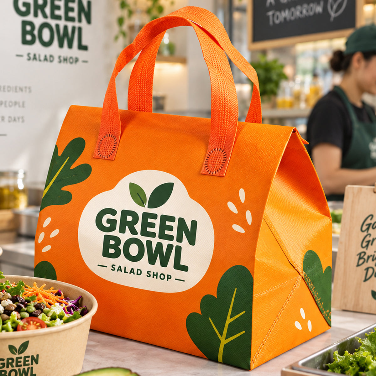 Custom Printed Insulated Food Delivery Bags