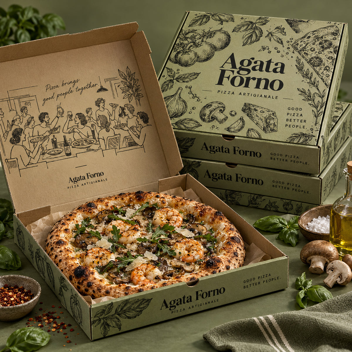 Custom Pizza Boxes