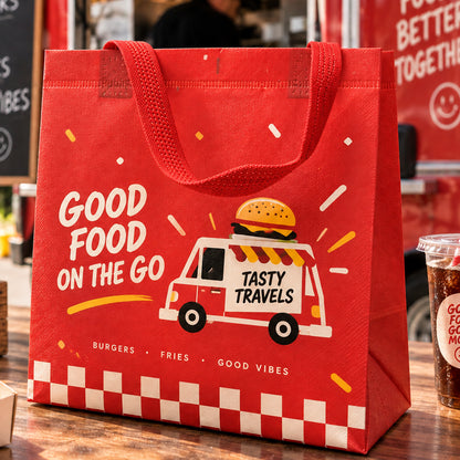 Custom Printed Reusable Waterproof Tote Bags