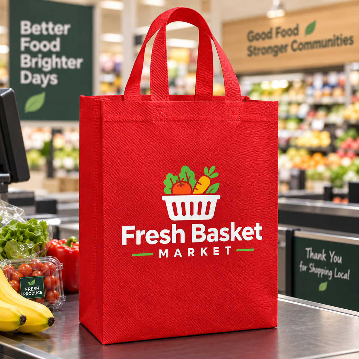 Custom Printed Non-Woven Tote Bags