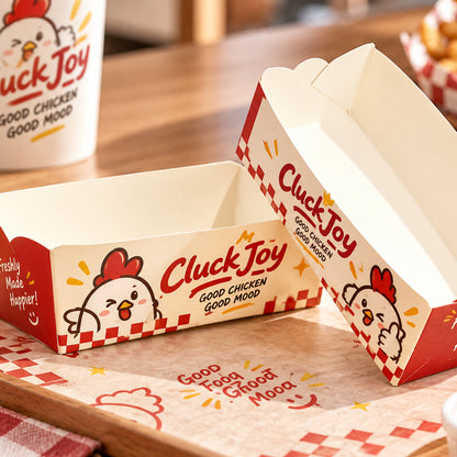 Custom Printed Paper Food Trays