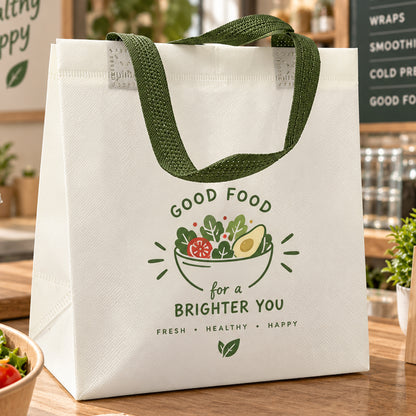 Custom Printed Reusable Waterproof Tote Bags