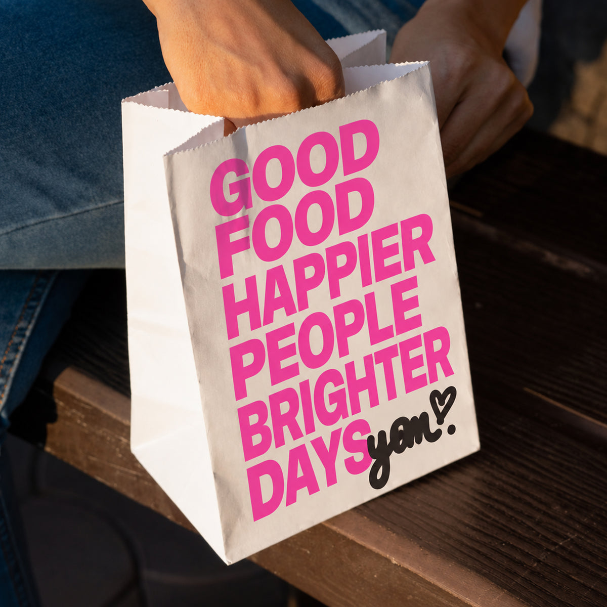 Custom Kraft SOS Paper Bags