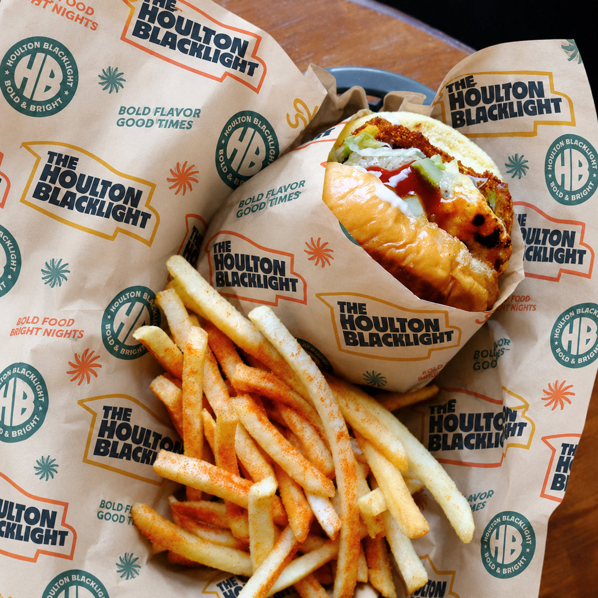 Printed deli paper for burgers and sandwiches