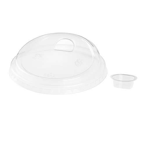 Tapered Direct-Drink Coffee Lid With Snap Closure